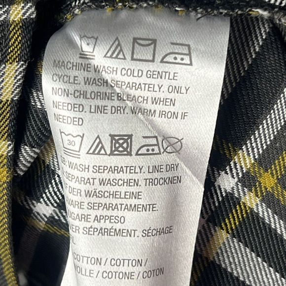 Joan Rivers Blouse Womens 6 Plaid Cottage Core Long Sleeve Peplum Button Casual - Picture 14 of 16